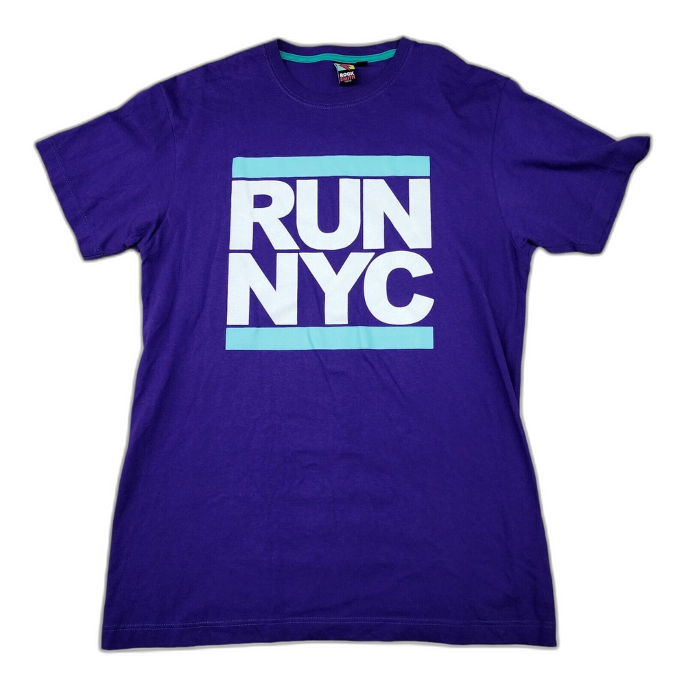 Rocksmith Tokyo Run NYC Men's Run TKO Purple Tshirt Size L